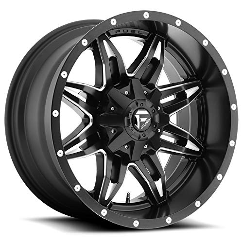FUEL OFF-ROAD D567 LETHAL 20X9, 8X6.5, 5.04, 1mm MATTE BLACK MILLED - D56720908250
