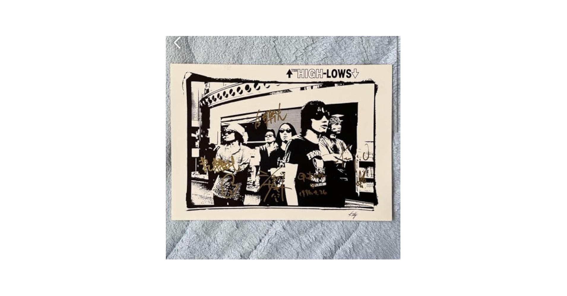 ハイロウズ⭐︎サイン色紙（オマケにその時の写真つけます） ハイロウズ⭐︎サイン色紙（オマケにその時の写真つけます）