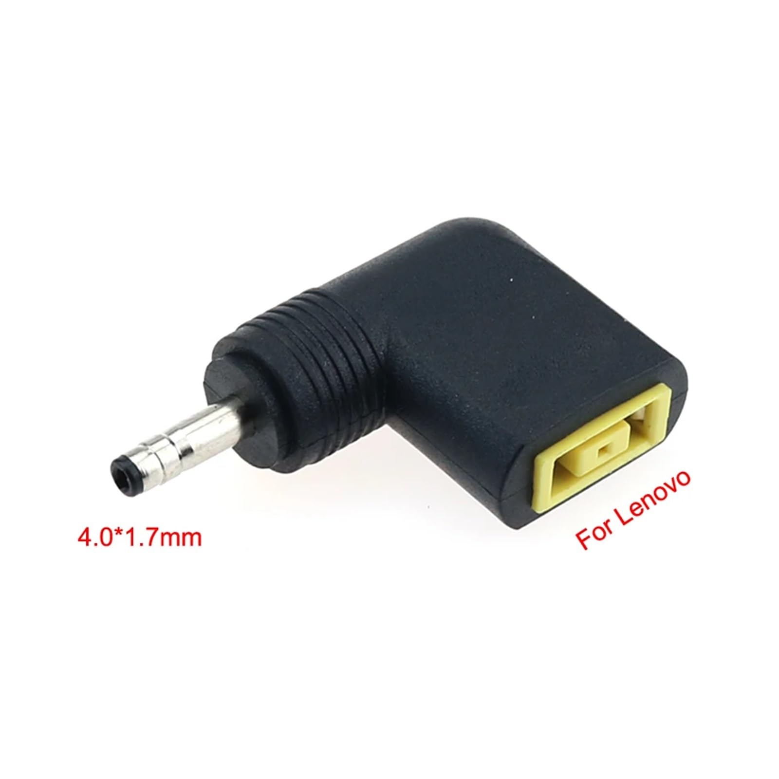 DC 4,0 x 1,7 5,5 x 2,1,9 x 5,5 mm a adattatore di caricatore quadrato femmina convertitore presa portatile (5,5 x 2,1 mm, bianco)