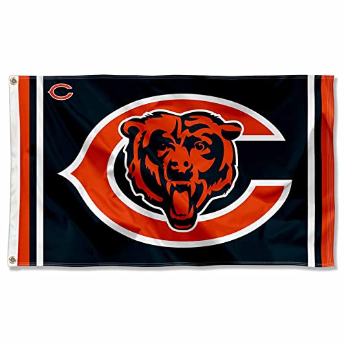 Chicago Bears Logos Flag and Banner