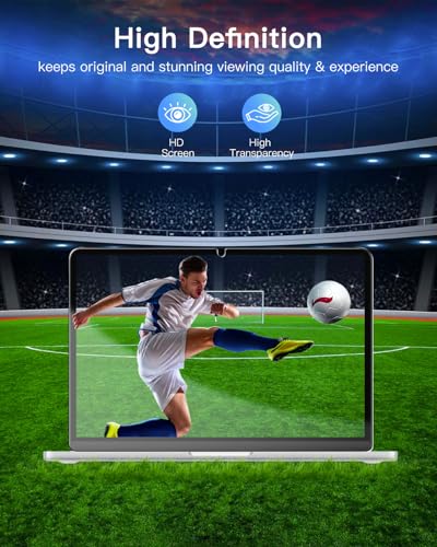 Image of Saco High Definition Screen Protector for 2026 MacBook Neo A3404 13 Inch with Touch ID - Ultra Clear Laptop Screen Guard, Scratch Resistant, Bubble-Free Installation