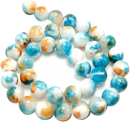 Miniatura 9 de Cuentas de piedras preciosas naturales, 61 cuentas redondas de jade persa de 0.236 pulgadas, cuentas de cuarzo con energía curativa, cuentas