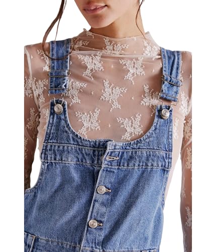 Free People Women's Edie Denim Skirtall4