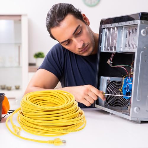 Galpada cable de red Cat 5e patch cord 20 m amarillo miniatura 5