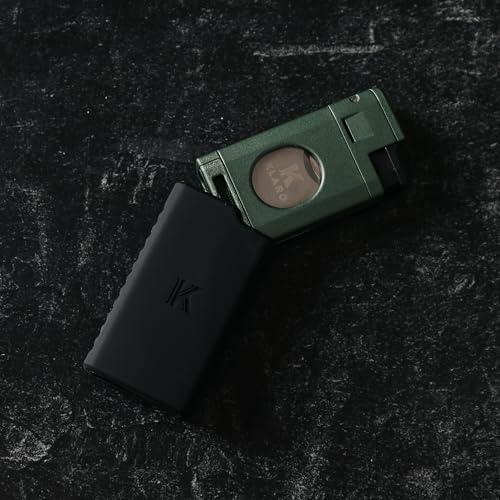 Encendedor triple llama y cortador KLARO verde ranger miniatura 4