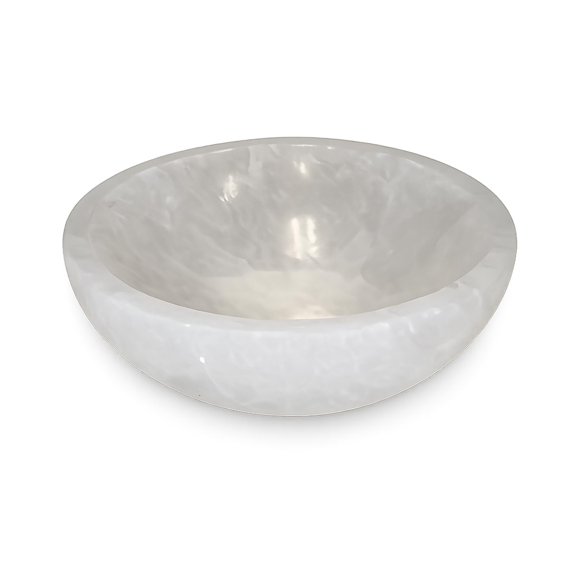 Soul Sticks Selenite Crystal Bowls for Smudging, Healing, Recharging Crystals | Pure Selenite Smudge Bowl & Crystal Charging Station Ethically Sourced in Morocco (3 Inch)