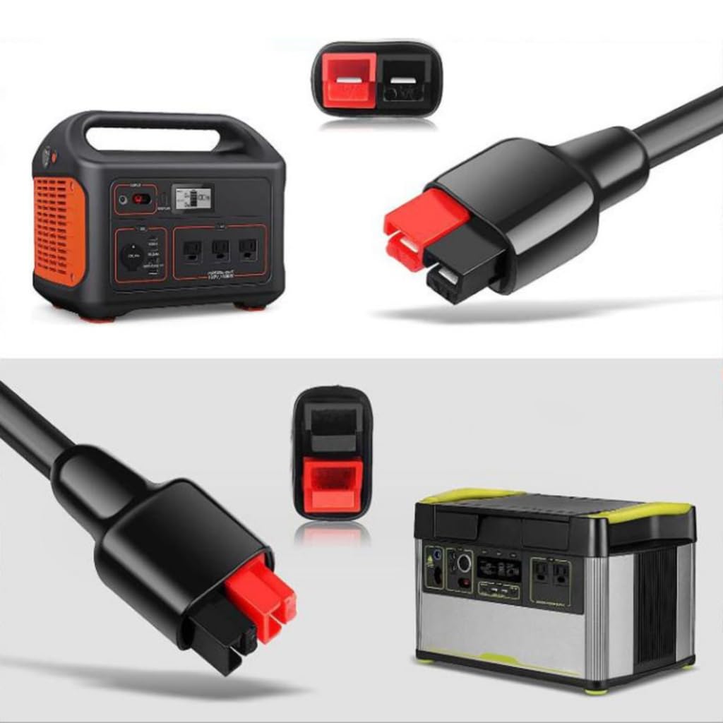 Podróżny 30A Andson Port do XT60IF Żeński kabel złącza 12AWG do zastosowań baterii i energii słonecznej