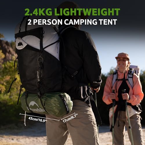 Image of Naturehike Bleik-A 2-3 Person Camping Tent, Waterproof Double Layer Lightweight Backpacking Tents for Camping