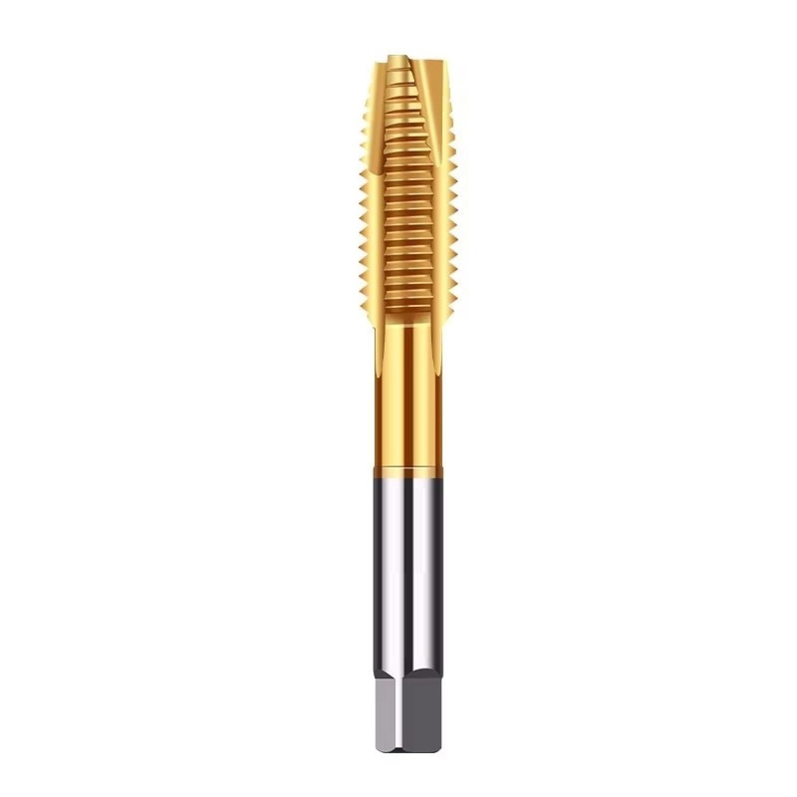 Maschiatore Con Punta Contenente Cobalto In HSS Utensili Per Maschiatura A Macchina Maschiatura Speciale In Acciaio Inossidabile Placcata In Titanio,M30x3.5,Rubinetti A Punta