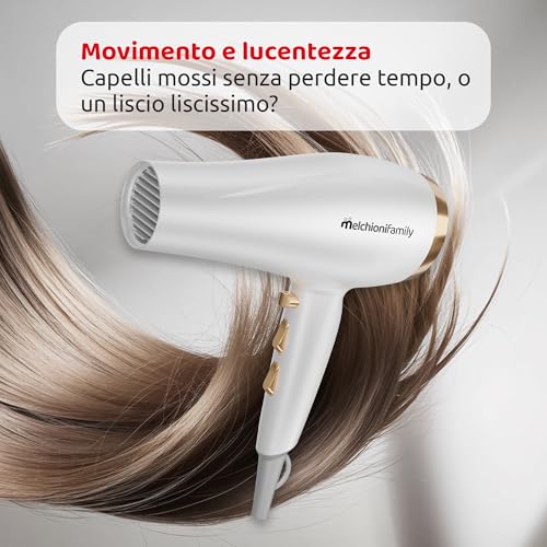 Asciugacapelli Melchioni Family Gold Style New - 5