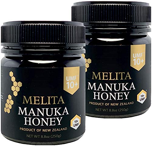 functia（ファンクティア） MELITA マヌカハニー【UMF10+】250g x 2本【お得に2本セット】抗菌活性マヌカハニー（アクティブマヌカ）『抗菌作用格付け UMF10+ = MGO263〜MGO513に相当』Manuka Honey UMF10+ 250g x 2pcs