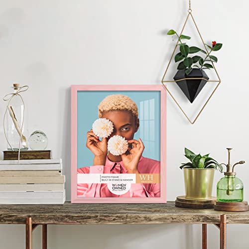 Renditions Gallery 11X14 Inch Picture Frame Sunset Pink Wood Grain Frame, High-End Modern Style, Made Of Solid Wood And High Definition Glass For Wall And Tabletop Photo Display #TOP2