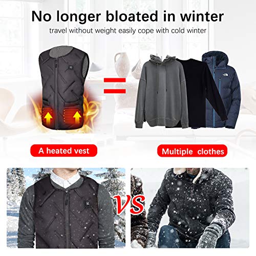 Buy Heated Vest Electric Warm Vests Body Warmer with Temperature