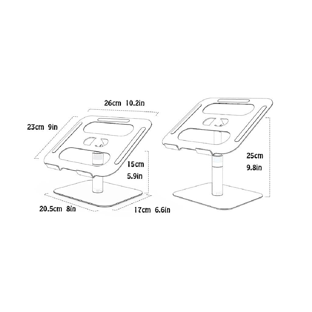 laptop cooler ventola portatile pc Staffa di raffreddamento per notebook in lega di alluminio per raffreddamento del laptop multifunzione(Color:2)