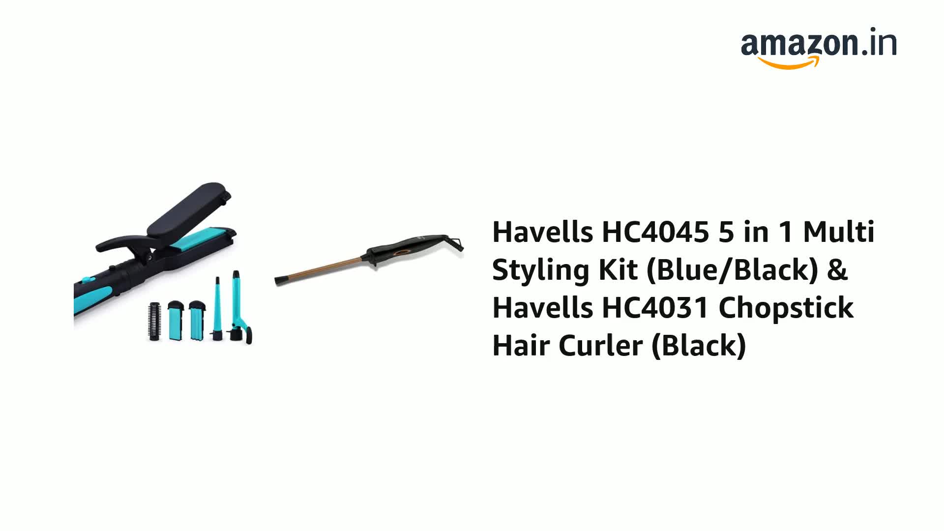 Havells HC4045 In Multi Styling Kit (BlueBlack)