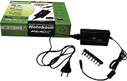 Fonte Para Notebook Universal, Flex, Com 8 Pinos, Bivolt, Natural
