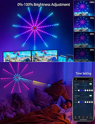 Luz LED decorativa MATICOD fuego artificial RGB USB miniatura 3