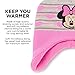 Disney Girls Toddler Winter Hat with Knit and Insulated Ski Mitten Set, Minnie Mouse For Ages 2-4