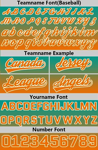 Camiseta de béisbol personalizada Custom Gradient para hombre, mujer y jóvenes miniatura 5