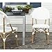 Safavieh Safavieh Home Collection Barrow Indoor/Outdoor Stacking Side Chair, Set of 2, Off-White