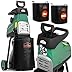 GARDEBRUK® Broyeur de végétaux électrique 3.100W Max. 44mm Sac 2X 60L broyeur à Rotor broyeur végétaux Silencieux à Rouleau Jardin déchets Verts Compost