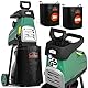 GARDEBRUK® Broyeur de végétaux électrique 3.100W Max. 44mm Sac 2X 60L broyeur à Rotor broyeur végétaux Silencieux à Rouleau Jardin déchets Verts Compost