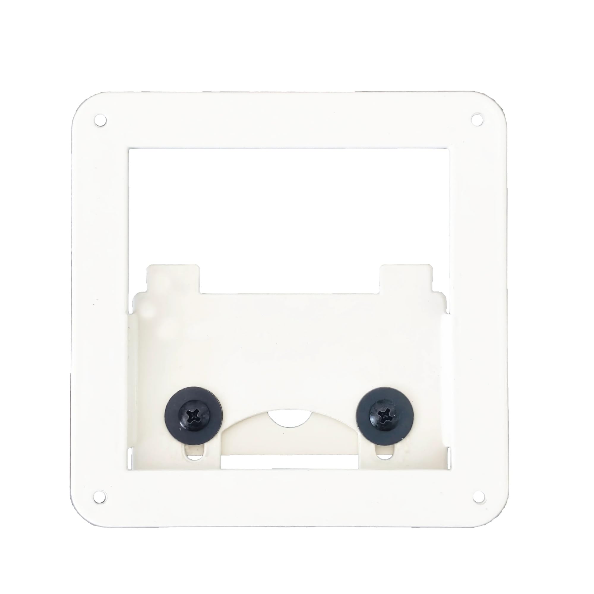 Piastra adattatore for montaggio VESA, compatibile for Samsung, monitor intelligente UHD 4K serie M8 da 32" S32BM80 32M80B M80B BM805UN | White wall mounted
