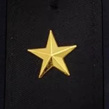 2 Pcs Shoulder Boards Epaulets, Sailor Epaulette Star Gold Shoulder Boards, Navy Fleet Admiral Uniform for Halloween Costume