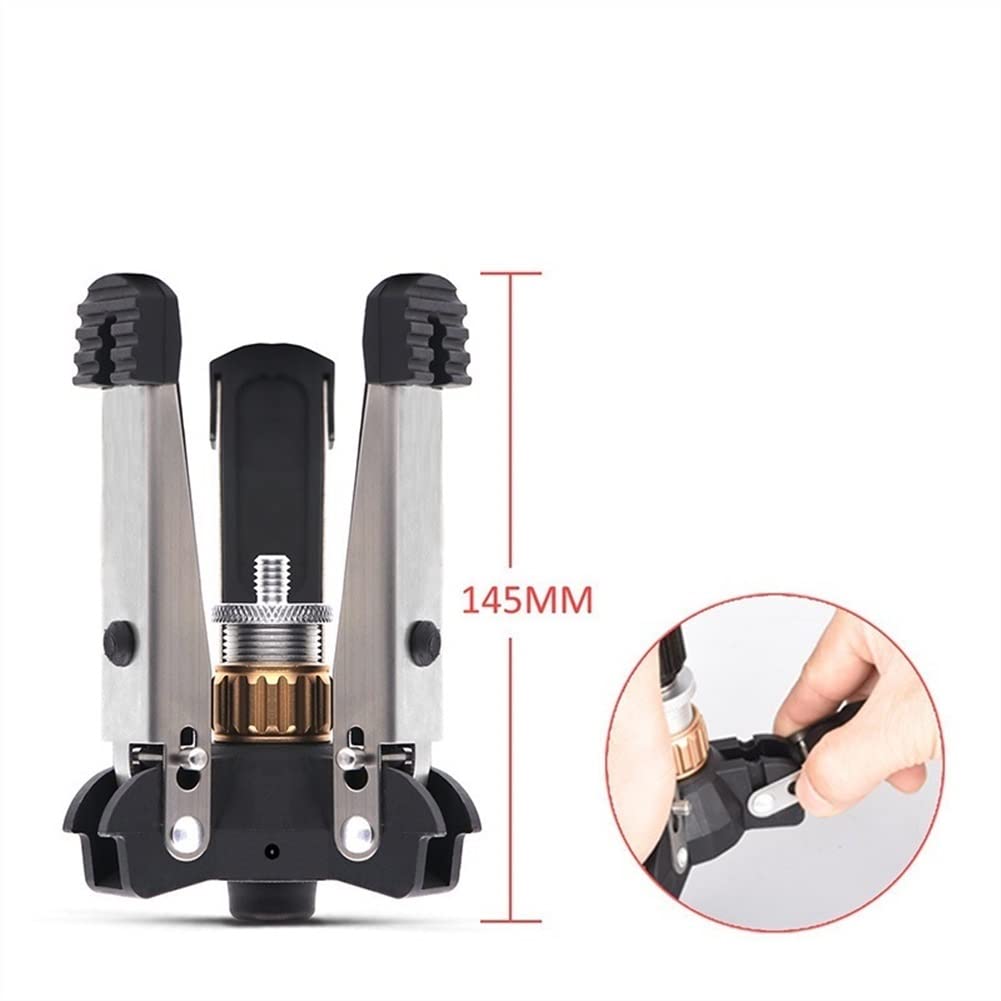 RajoNN 5KG Téléphone Mobile Live Trépied Vidéo Universel Monopode Base Monopode Trépied Mini Trois Pieds Support pour DSLR Monopode avec 3/8'' Vis Trépied de Téléphone Portable (Color :