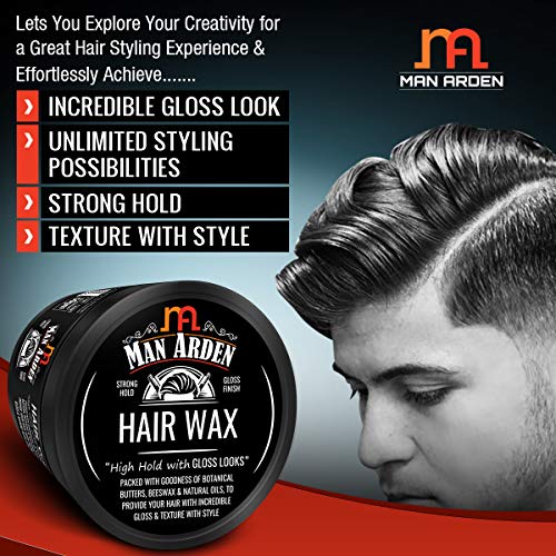 Image of Man Arden Hair Wax - Strong Hold with Gloss Finish - 50gm