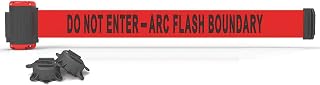 Belt Barrier, Do Not Enter Arc Flash