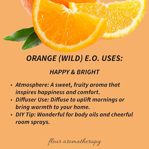 Aceite esencial de naranja silvestre 10ml puro miniatura 3