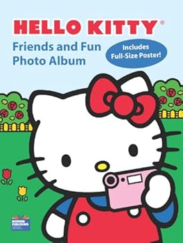Paperback Hello Kitty Friends and Fun Photo Album Activity Book