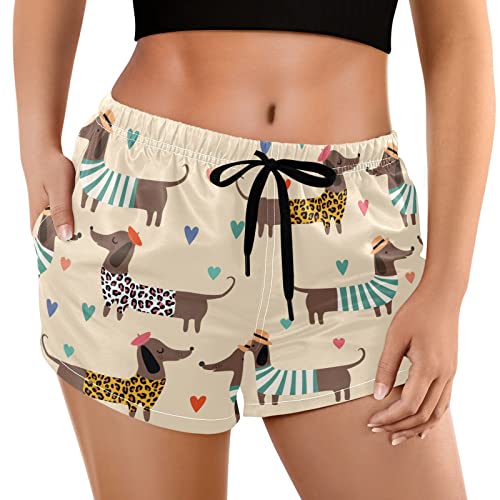 visesunny Women Summer Floral Beach Boardshorts with Pockets Swim Trunks Quick Dry Sports Summer Bottom