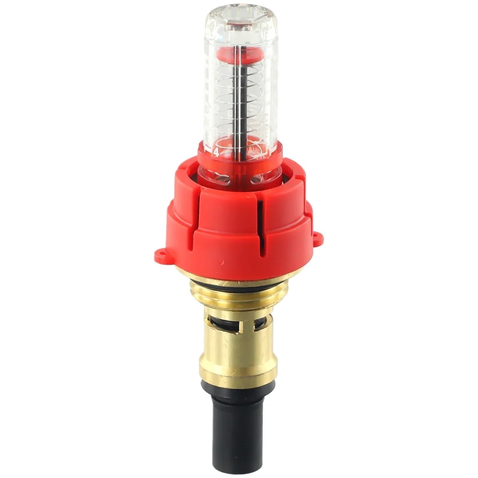 1pc DN25 Fußbodenheizung Verteiler Durchflussmesser Visuelle Kontrolle Temperatur Durchfluss Einstellung Werkzeug Heimwerker Gerät 0-95 °