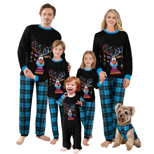 Wobame Christmas Pajamas for Family, Xmas Pajamas Family Christmas Pjs Matching Sets Holiday...