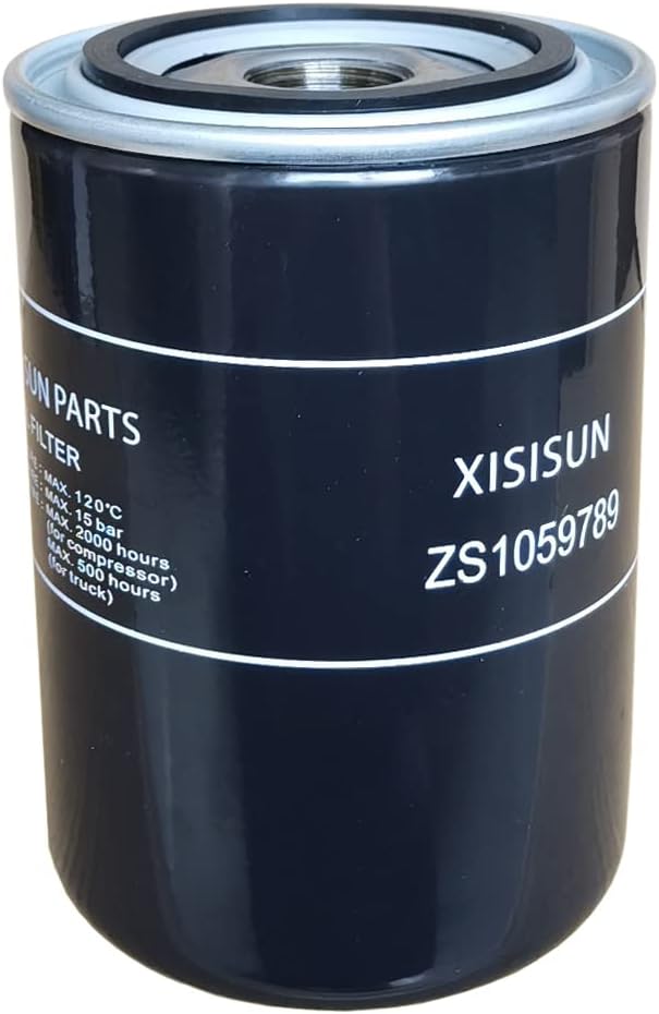 ZS1059789 XISISUN Filtro de aceite compatible y adecuado para compresores de aire Elemento de filtro de aceite de repuesto