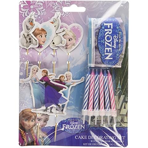 Disney Frozen Cake Decoration Set - 19 Pcs Cover