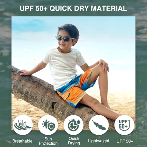 Image of Kanu Surf Boys' Avalon Quick Dry UPF 50+ Beach Swim Trunk