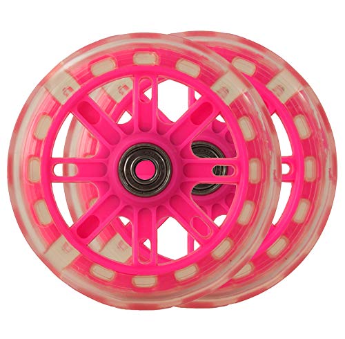 Airel Pack 2 Ruedas para Patinete | Ruedas Repuesto Patinete | Ruedas Scooter | Ruedas Patinete con Luces