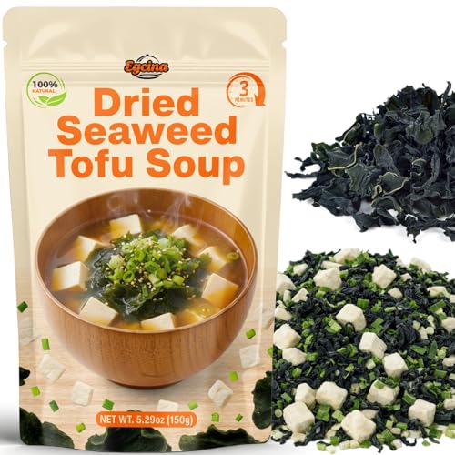 5.29oz Mix Dried Wakeme & Freeze Dried Tofu for Miso