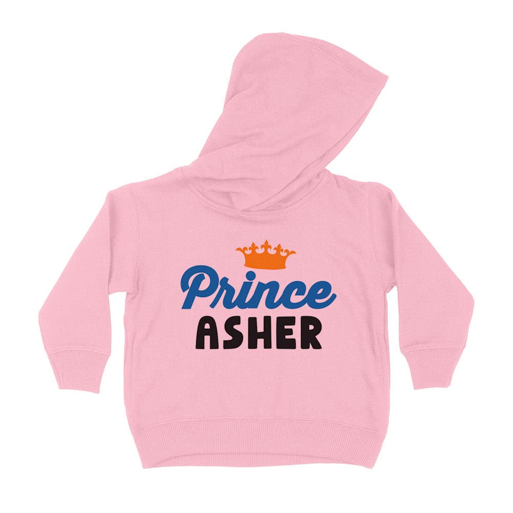 Prince Asher Kids Hoodie Sweatshirt Toddler 5T Light Pink