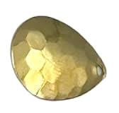 25 Pack Spinner Blades Colorado Brass and Nickel Spinner Lure Making Parts Accessories DIY Spinnerbait Inline Spinner Premium Colorado Smooth and Hex Blades - Made in USA