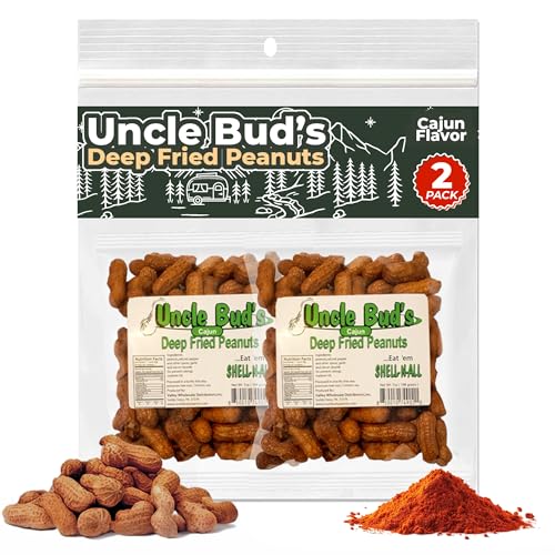 Image of Uncle Bud's Deep Fried Peanuts, Cajun Flavor - 2 Pack