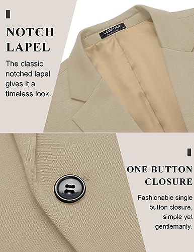COOFANDY Men's Casual Blazer Jacket One Button Suit Jackets Lightweight Knit Sport Coat4