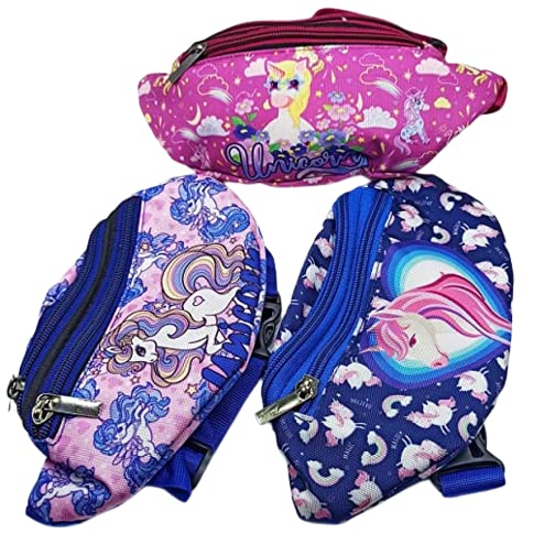 Unicorn Girls Waist Sling Pack Fanny Pack Cute Unicorn Causal Belt Bag for Kids Teens Women-image-27