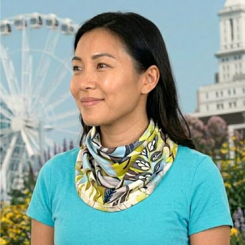 Image of BANDI UPF 50+ Sun Protective Wrap - Reversible Neck Gaiter, Lightweight Scarf with UV Protection for Travel, Made in USA