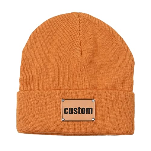 Personalized Baby Beanie Hats, Custom Name Winter Warm Knit Hat for Baby Girls Boys, Ski Toboggan Knit Cap4