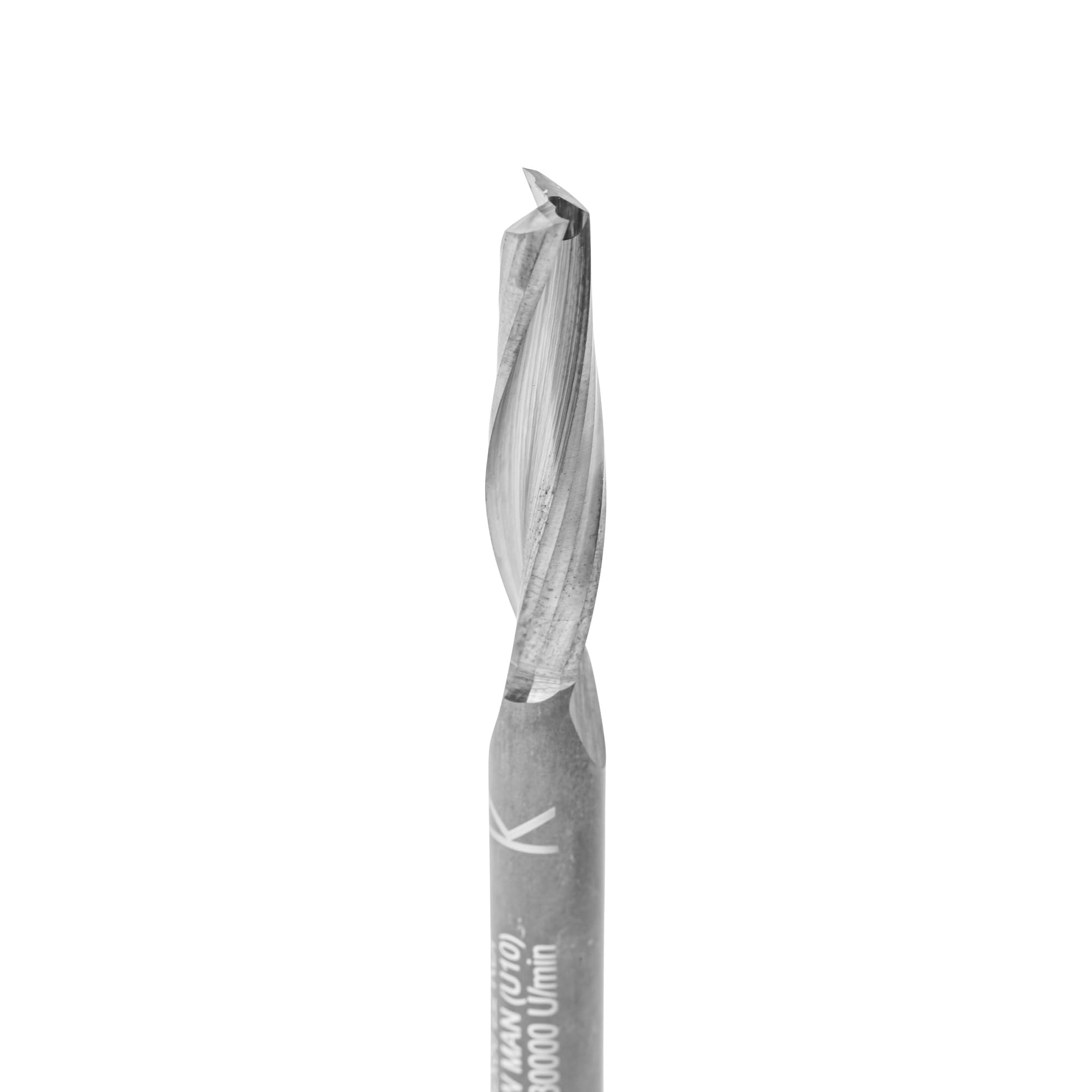 ENT 10030 Spiralnutfräser Premium VHW, Schaft (S) 8 mm, Durchmesser (D) 8 mm, NL 32 mm, GL 80 mm
