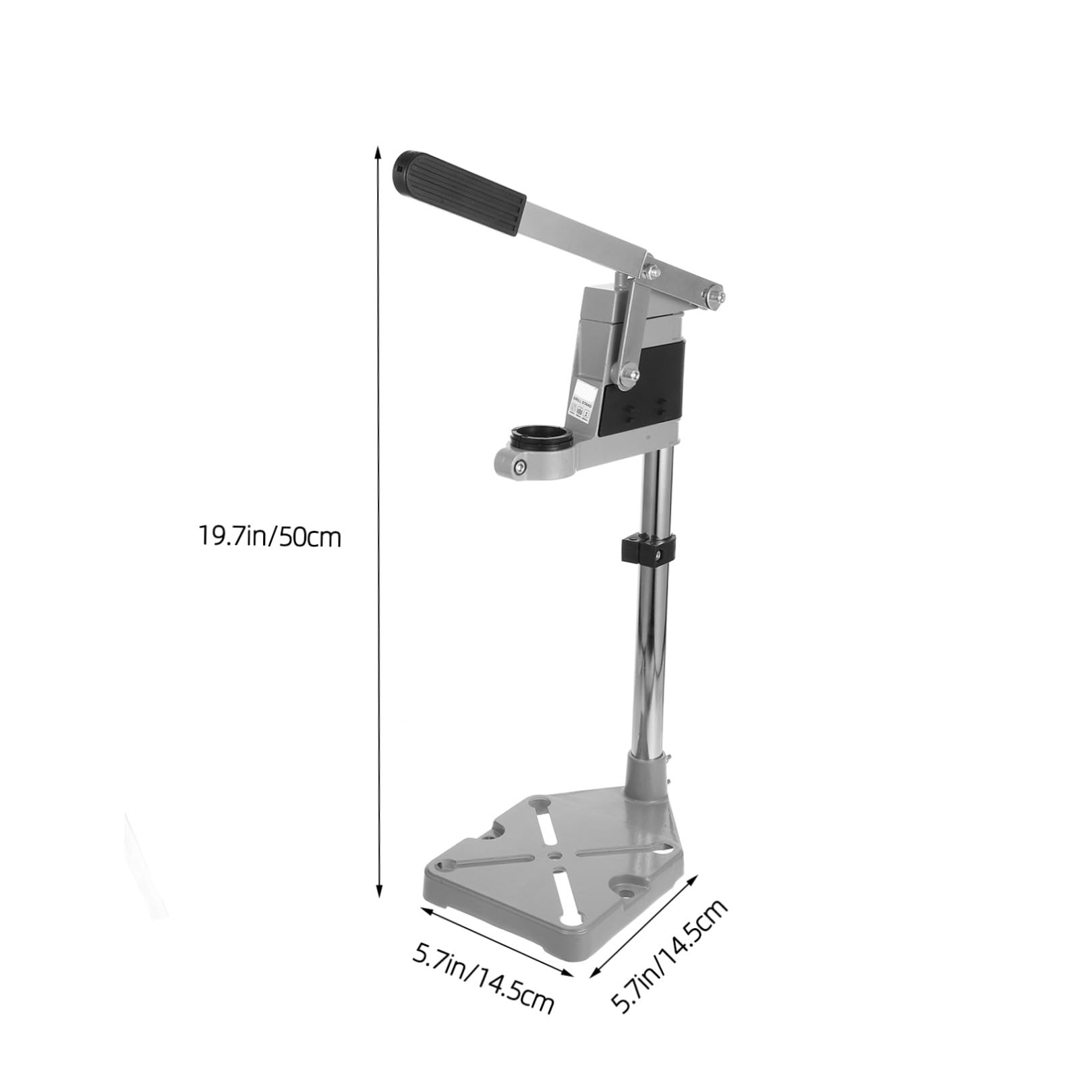 VILLCASE Supporto Per Trapano Colonna Portatile Base in Acciaio Per Trapano Elettrico Supporto Per Utensili Riparazione Manuale